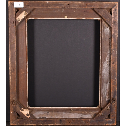 448 - 19th Century English School. A Gilt Composition Frame, rebate 14.5