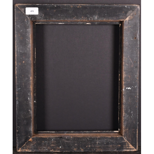 451 - 20th Century English School. A Darkwood Frame, rebate 14