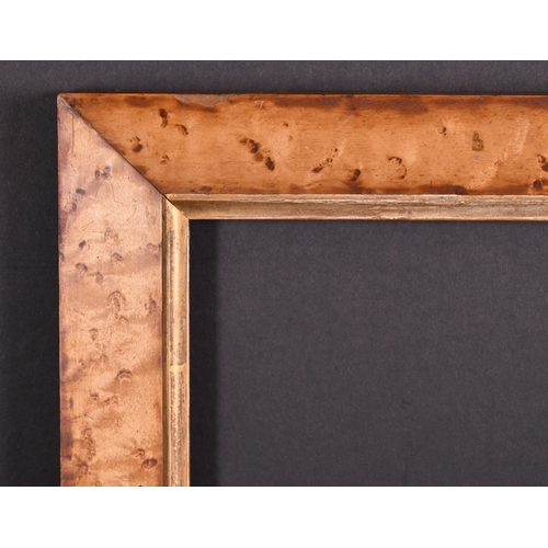 458 - 19th Century English School. A Maple Frame, with a gilt slip, rebate 13