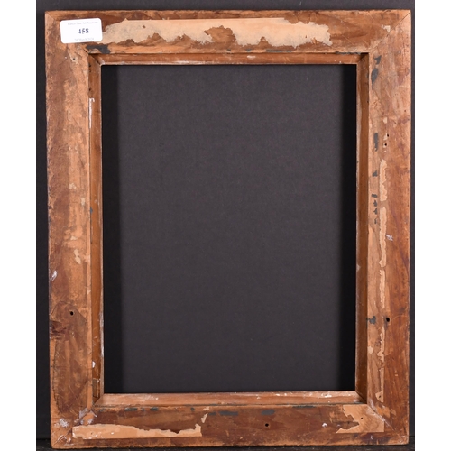 458 - 19th Century English School. A Maple Frame, with a gilt slip, rebate 13