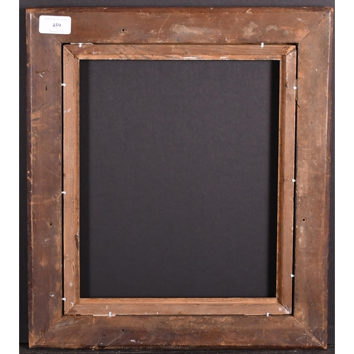 459 - 19th Century English School. A Maple Frame, with a silver slip, rebate 12