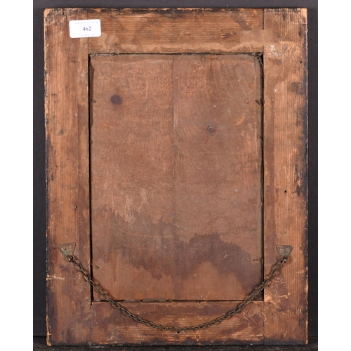 462 - 19th Century English School. An Inlaid Wooden Frame, with inset mirror glass, rebate 12