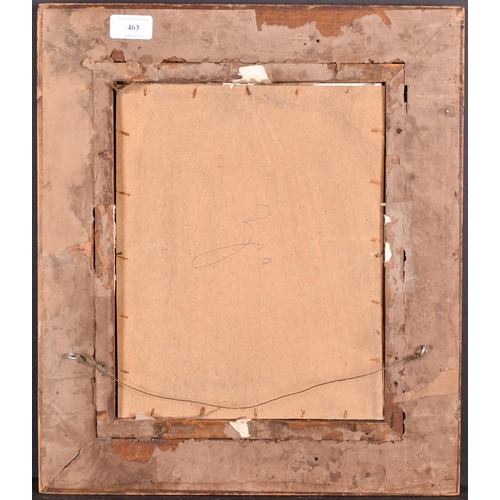 463 - 19th Century English School. A Maple Frame, with a gilt slip and inset glass, rebate 11