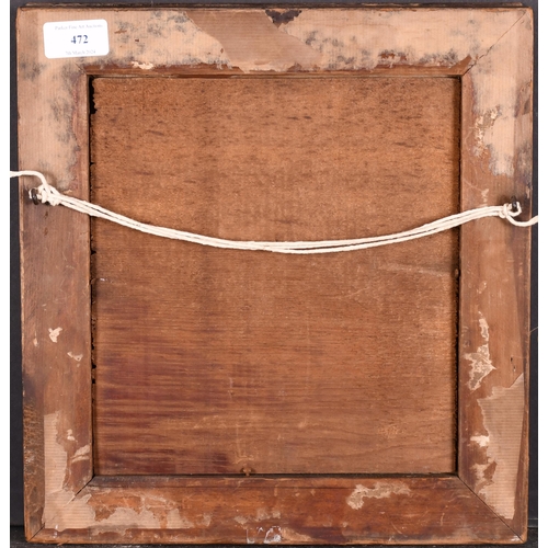 472 - 19th Century English School. A Maple Frame, with a gilt slip and inset glass, rebate 9.25