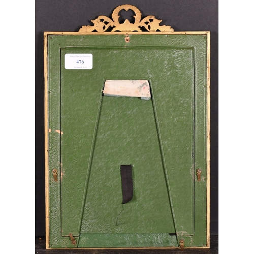 476 - 20th Century English School. A Metal Gilt Photograph Frame, (photograph size) 8.25