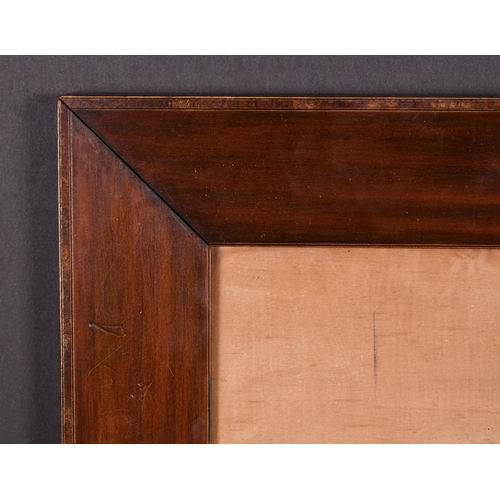 480 - 19th Century English School. A Darkwood Frame, with a print and inset glass, rebate 7