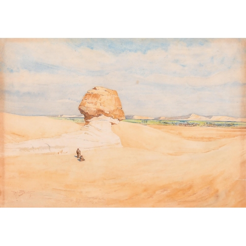 52 - Reginald Barratt (1861-1917) British. A Sphinx, Watercolour, Signed, 9.5