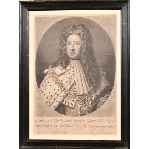 17 - After Godfrey Kneller (1646-1723) German/British. William Cavendish, Duke of Devonshire, Mezzotint b... 