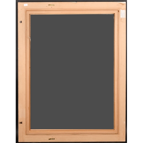 303 - 20th-21st Century English School. A Silver and Black Painted Frame, with inset glass, rebate 47.5