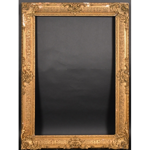 306 - 19th Century English School. A Painted Composition Frame, with swept centres and corners, rebate 38