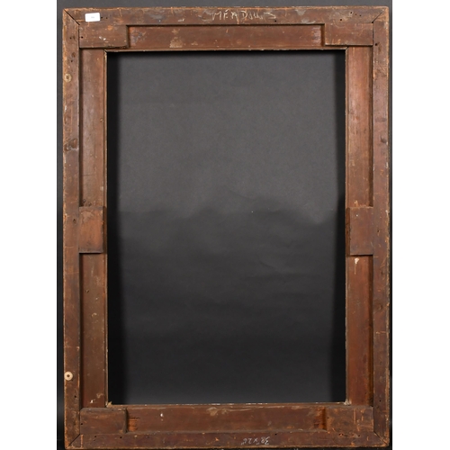 306 - 19th Century English School. A Painted Composition Frame, with swept centres and corners, rebate 38