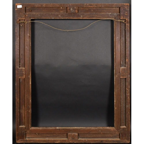 311 - 19th Century English School. A Painted Composition Frame with swept corners, rebate 36