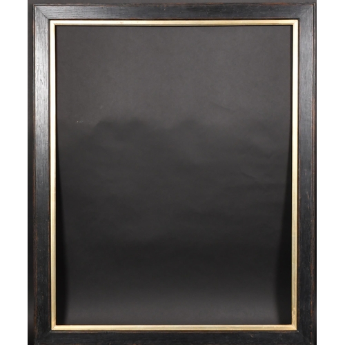 318 - Early 19th Century English School. A Darkwood Frame, with a gilt slip, rebate 33.5