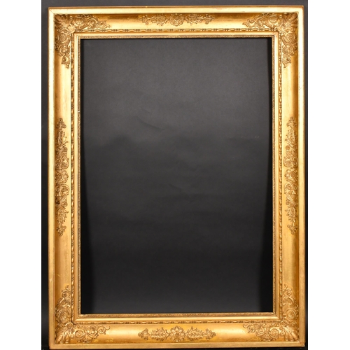 319 - Early 19th Century French School. A Gilt Composition Empire Style Frame, rebate 33.5