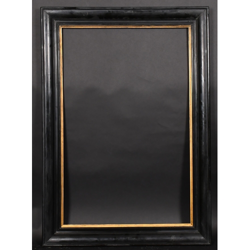 322 - 19th Century Dutch School. An Ebonised Frame, with a gilt inner edge, rebate 32.5