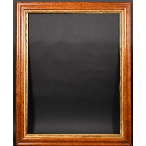 330 - 19th Century English School. A Maple Frame, with a gilt slip, rebate 30