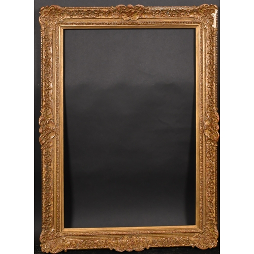 331 - 20th Century English School. A Gilt Composition Frame with swept centres and corners, rebate 30