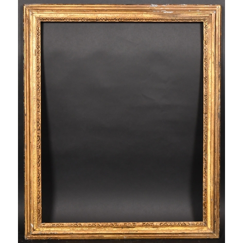 339 - 18th Century French School. A Carved Giltwood Frame, rebate 27.25