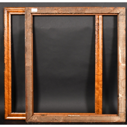 344 - 19th Century English School. A Near Pair of Maple Frames, rebate 26.75