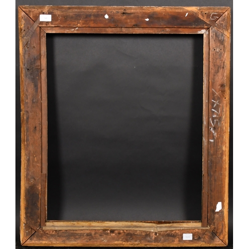 345 - Early 19th Century French School. A Gilt Composition Empire Frame, rebate 26.25