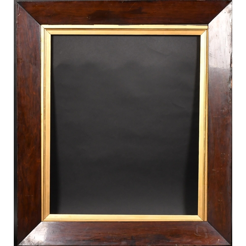 346 - 19th Century English School. A Darkwood Frame, with a gilt slip, rebate 26