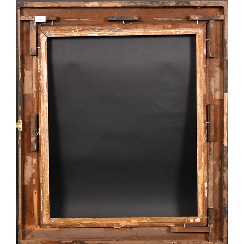 346 - 19th Century English School. A Darkwood Frame, with a gilt slip, rebate 26