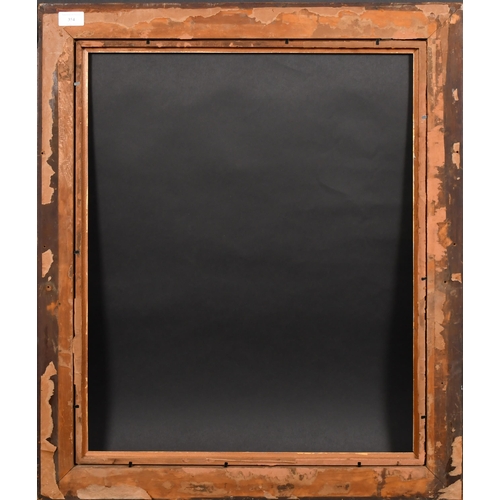 354 - 19th Century English School. A Cushioned Maple Frame, with a gilt slip, rebate 24.5