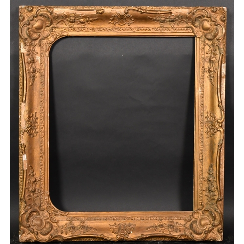 359 - 19th Century English School. A Painted Composition Frame, with an arched top (horizontal) rebate 24