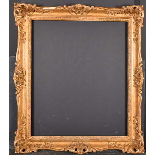 361 - 20th Century English School. A Gilt Composition Frame, with swept and pierced centres and corners, r... 