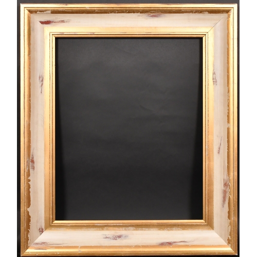 362 - 20th Century European School. A Gilt and Painted Frame, rebate 24