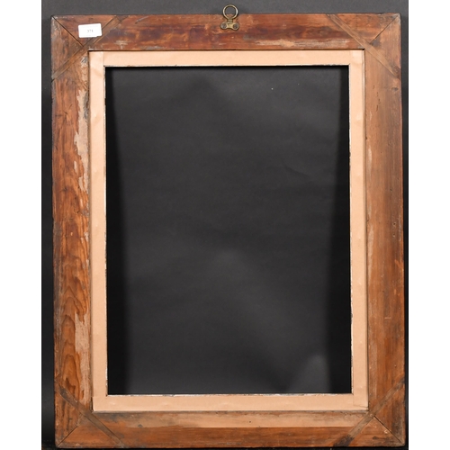 371 - Early 19th Century English School. A Darkwood Frame, with a gilt slip, rebate 23.5