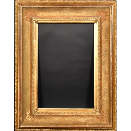 377 - 19th Century European School. A Gilt Composition Frame, rebate 22.5