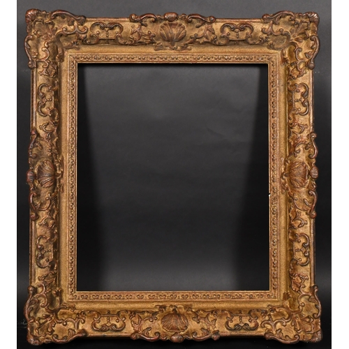 378 - 19th Century French School. A Louis Style Painted Composition Frame, rebate 22.25