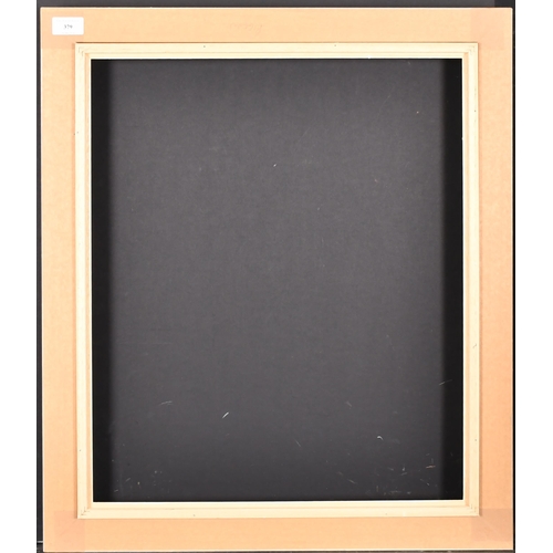 379 - 20th-21st Century English School. A Painted Frame with gilt inner and outer edges and a white slip, ... 