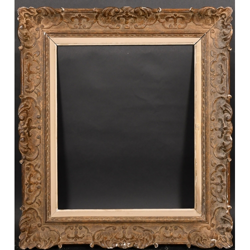 383 - Early 20th Century French School. A Painted Carved Wood Frame, with a white slip, rebate 21.5