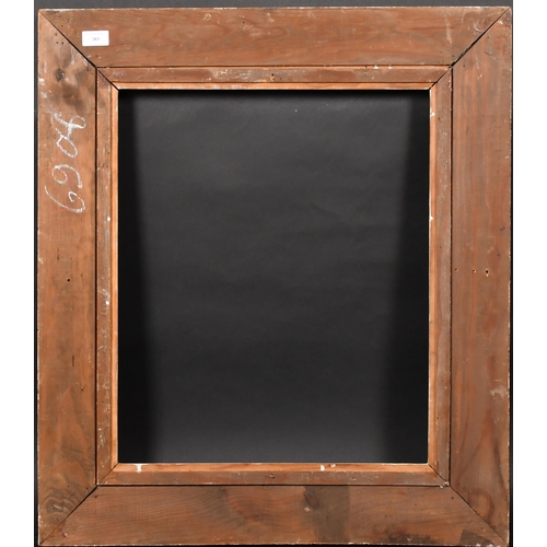 383 - Early 20th Century French School. A Painted Carved Wood Frame, with a white slip, rebate 21.5