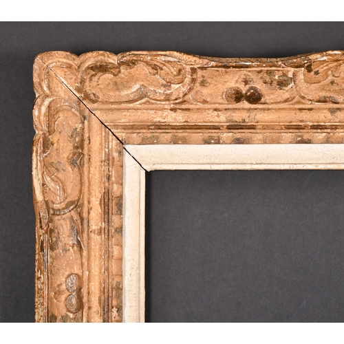 384 - Early 20th Century French School. A Painted Carved Wood Frame, with a white slip, rebate 21.5