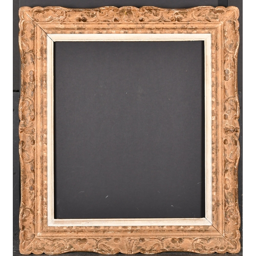 384 - Early 20th Century French School. A Painted Carved Wood Frame, with a white slip, rebate 21.5