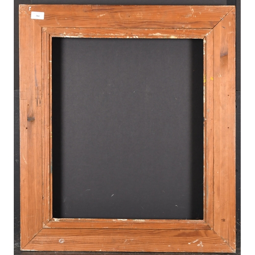 384 - Early 20th Century French School. A Painted Carved Wood Frame, with a white slip, rebate 21.5