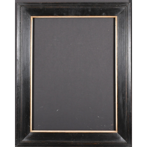 386 - 19th Century English School. A Darkwood Frame, with a gilt slip, rebate 21.5