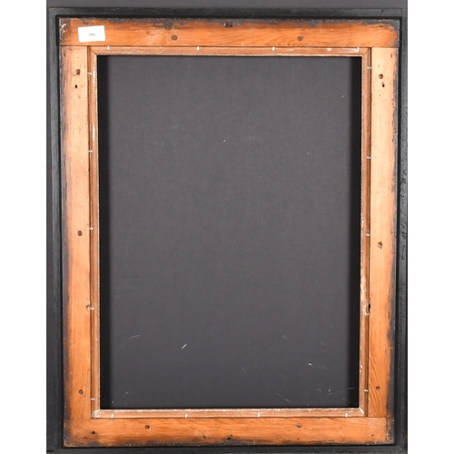 386 - 19th Century English School. A Darkwood Frame, with a gilt slip, rebate 21.5