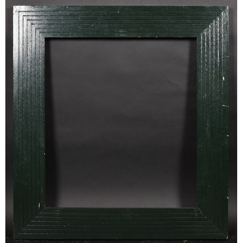 387 - 20th Century English School. A Black Painted Frame, rebate 21