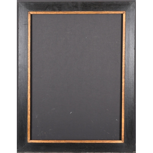 390 - 19th Century English School. A Darkwood Frame, with a gilt inner edge, rebate 21