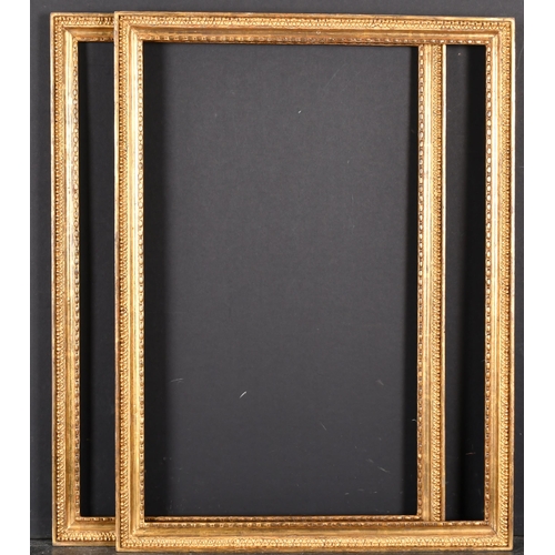 391 - Early 19th Century English School. A Fine Pair of Gilt Composition Frames, rebate 20.75