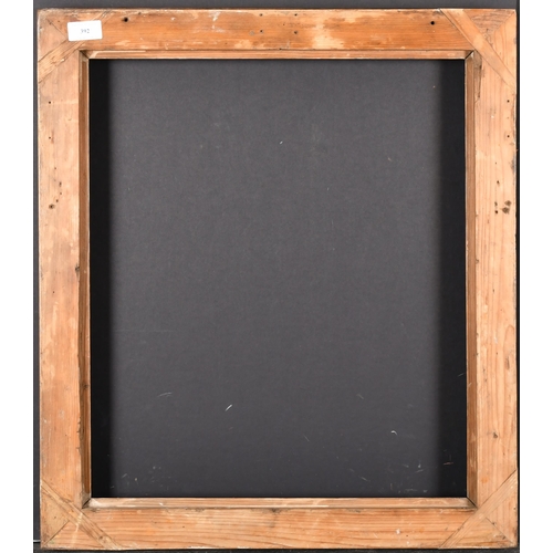 392 - Late 18th Century English School. A Hollow Gilt Composition Frame, rebate 20.5