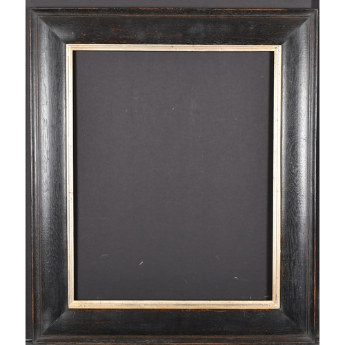 394 - Early 20th Century English School. A Darkwood Frame, with a gilt slip, rebate 20.5