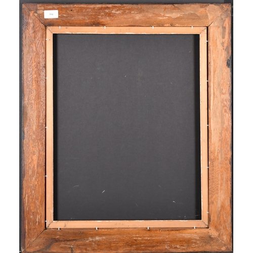 394 - Early 20th Century English School. A Darkwood Frame, with a gilt slip, rebate 20.5