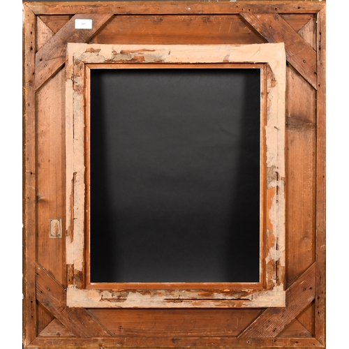 397 - 19th Century French School. A Gilt Composition Barbizon Frame, rebate 20