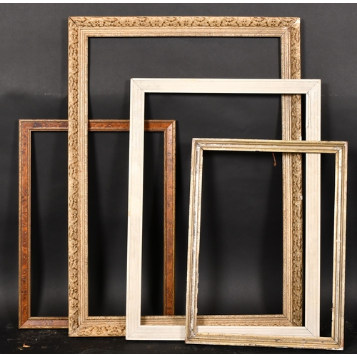 398 - 20th Century English School. A Maple Style Frame, with gilt inner and outer edges, rebate 20