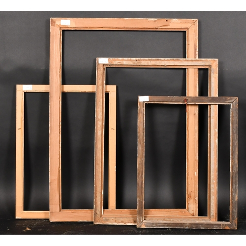 398 - 20th Century English School. A Maple Style Frame, with gilt inner and outer edges, rebate 20